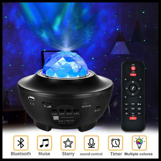 Star Projector Galaxy Light with Bluetooth Speaker, Multiple Colors Dynamic